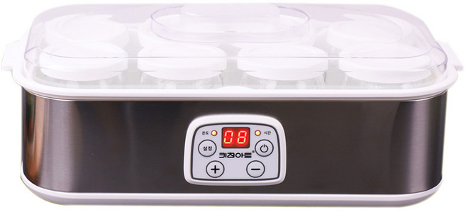 키친아트 라팔 요거쉐프 8구 디지털 요거트 제조기, KY-D3081OY