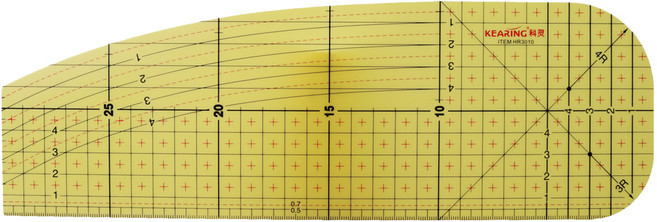 KEARING 아이론 시접자 30 x 10 cm, 혼합색상, 1개