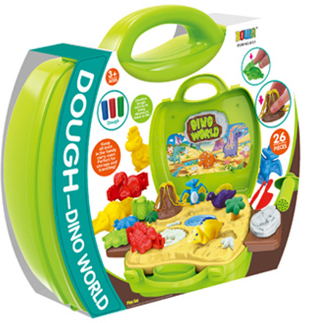 보와 공룡 쥬라기 월드 도우 유아용 칼라클레이 26종 세트 to8731, 혼합색상, 1세트, 4.9kg