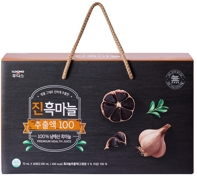일동후디스 진 흑마늘 원물착즙 NFC 100 건강즙, 2.1L, 1개