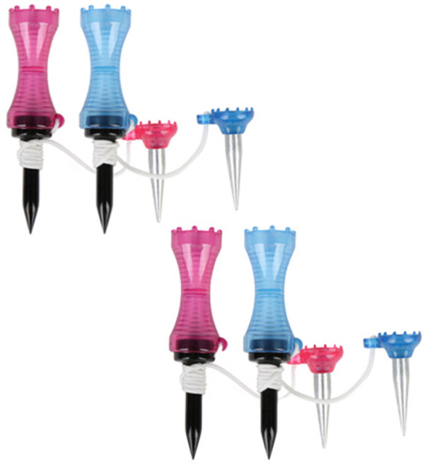 카시야골프 크루즈 싱글 골프티, 랜덤발송, 4세트