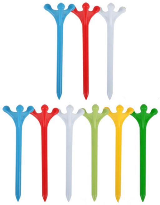 카시야골프 플로그 골프티 3p x 3세트, 랜덤발송