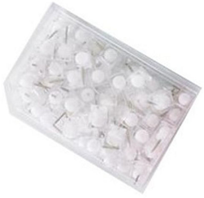 키밍 예쁜 캔디 압정 화이트, 80개입, 1개