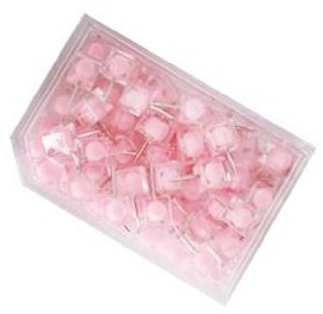 키밍 예쁜 캔디 압정 연핑크, 80개입, 1개