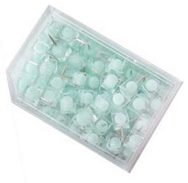 키밍 예쁜 캔디 압정 연블루, 80개입, 1개