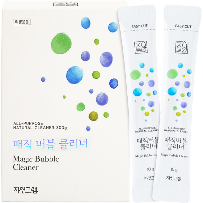 자연그램 매직 버블 클리너 스틱형, 300g, 1개