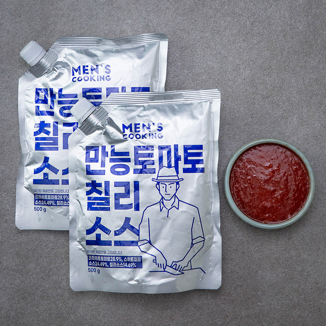 맨즈쿠킹 만능 토마토칠리소스, 500g, 2개