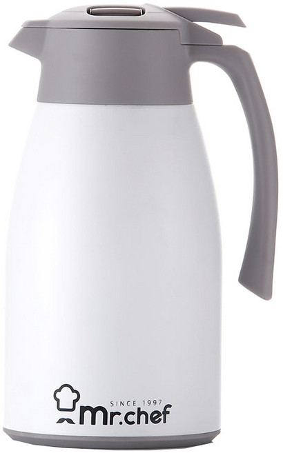 미스터셰프 고성능 진공보냉병 MR-CA1500, 1.5L, 내츄럴화이트, 1개