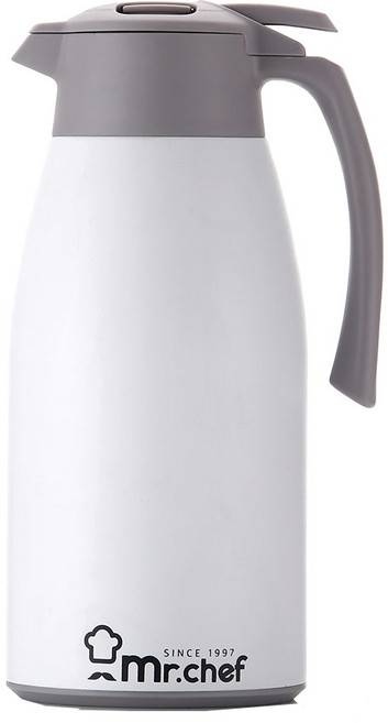 미스터셰프 고성능 진공보냉병 MR-CA2000, 2L, 내츄럴화이트, 1개