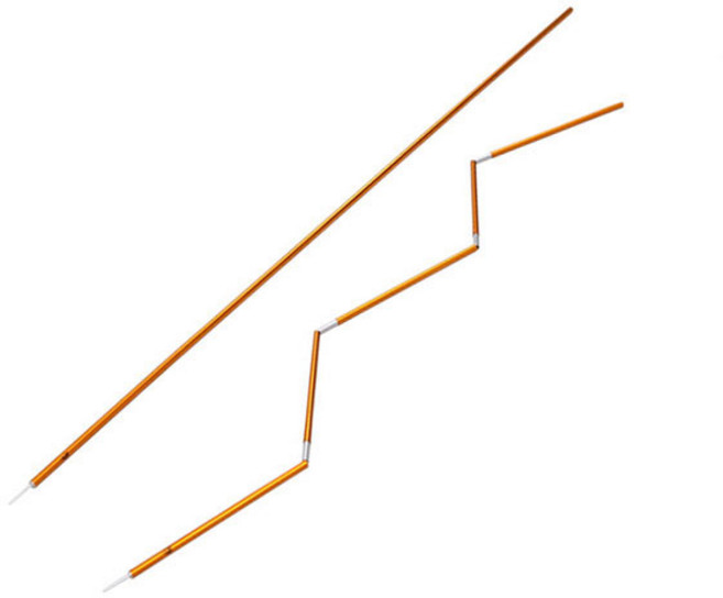 힐맨 두랄루민 타프 텐트용 사이드 폴대, 2개