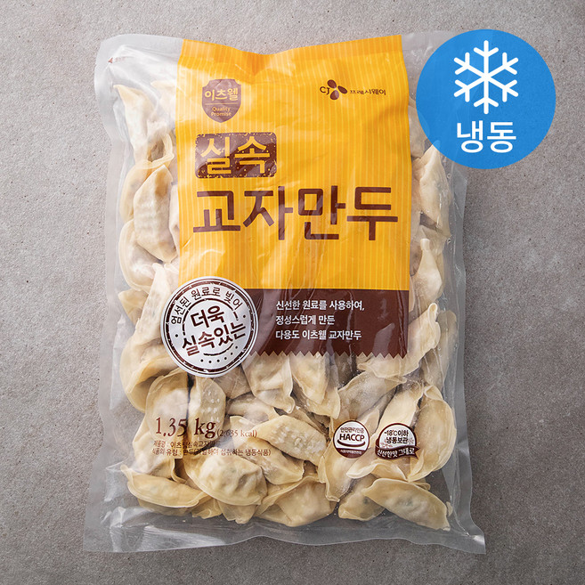이츠웰 실속 교자만두 (냉동), 1.35kg, 1개