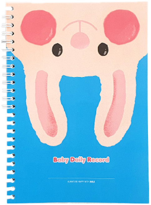 제이밀크 애착인형 수유일지, 아기토끼, 1개