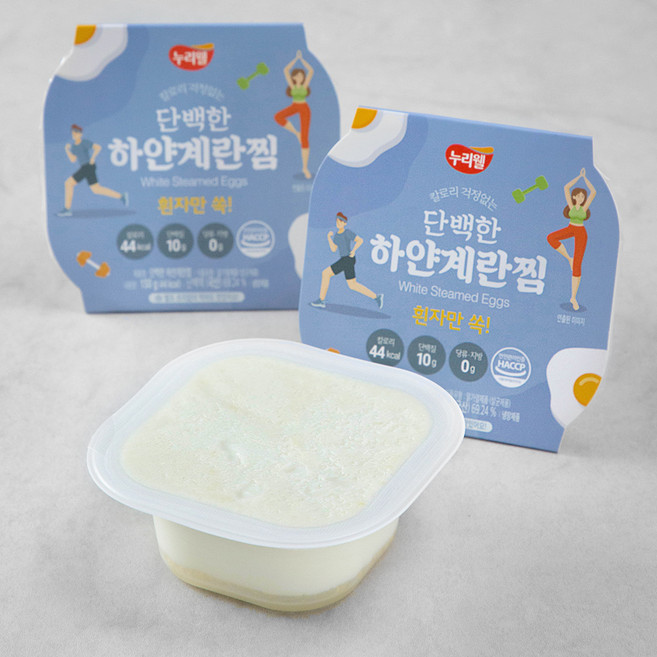 누리웰 단백한 하얀계란찜, 150g, 3팩