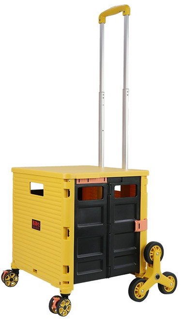 소미아 프리미엄 만능 클라이머 카트 + 뚜껑, 엘로우, 1세트