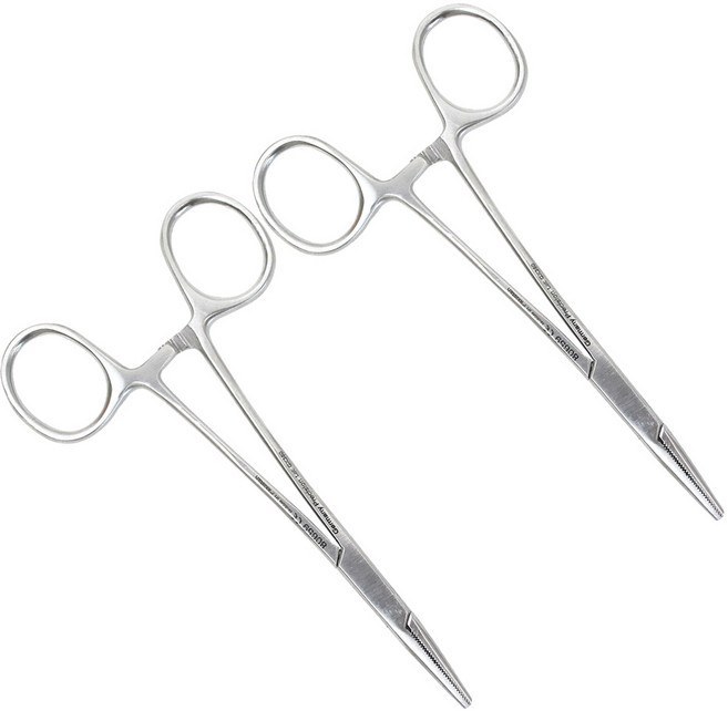 의료용 포셉 겸자 직선 12.5cm, 2개