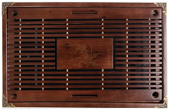 DOTO 차마을 다도 차판 43 x 28 cm, 브라운, 1개