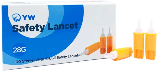 세이프티 일회용 안전 란셋 28g, 1개, 100개입 - 쿠팡