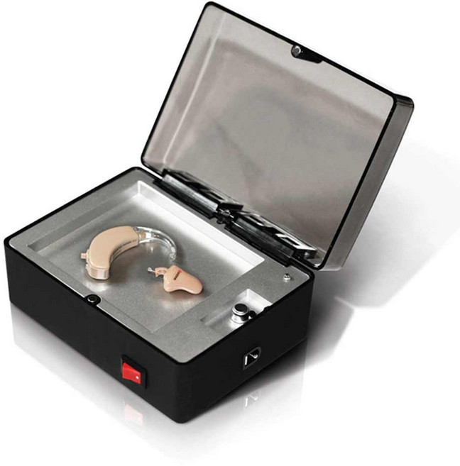 보청기 전자 제습기 + 아답터 세트, 1세트