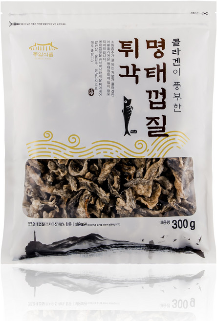 동일식품 콜라겐이 풍부한 명태껍질튀각, 300g, 1개