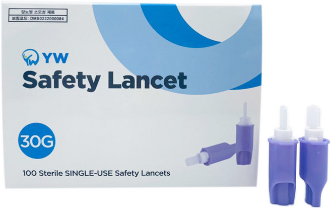 세이프티 일회용 안전 란셋 30g, 1개, 100개입
