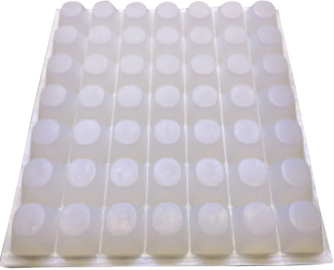 3M 범폰 미끄럼방지 스티커 반투명 A0033 49p, 1개, 투명