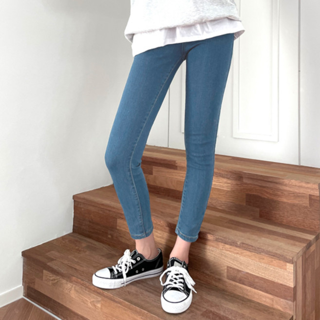 JAL BBA JEAN 女款九分緊身牛仔褲