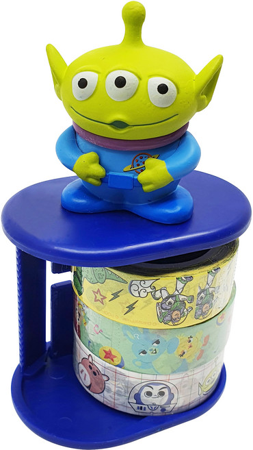 디즈니 토이스토리 알린 캐릭터 마스킹테이프 홀더 + 마스킹 테이프 3종 세트, 혼합색상, 1세트