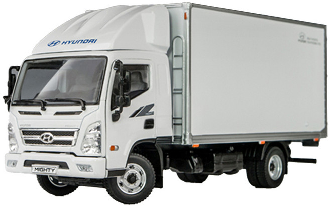 JIGAMAREE 1/32 現代 All New Mighty 迷你車 451M18003, 1個, 白色