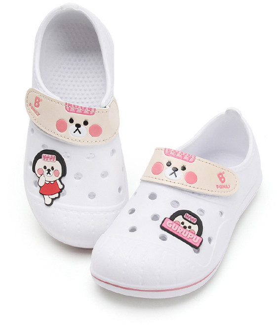 비패밀리 아동용 구루프 벨크로 실내화