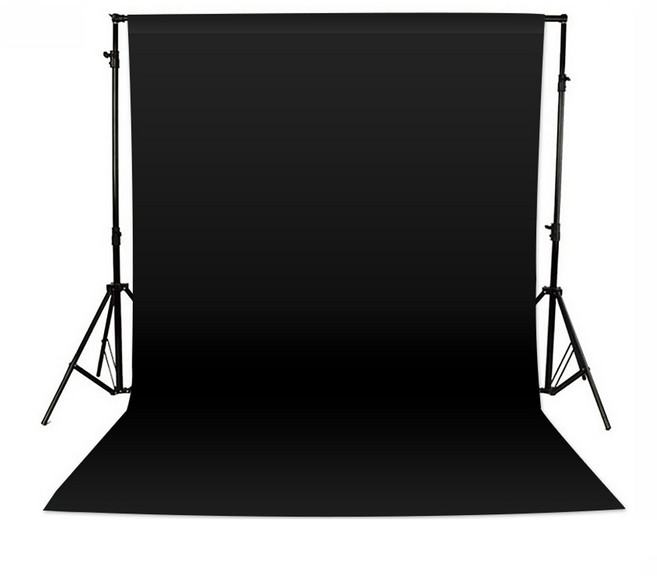 디키트 크로마키천 스크린 배경천 블랙 2 x 3 m, 1개