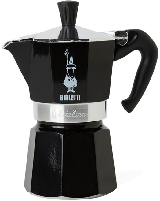 BIALeTTI 拜雷提 Moka Express 摩卡壺 6杯份, 黑色, 1個