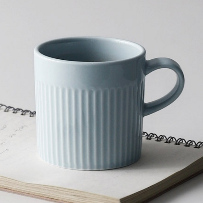 하우밍 스테이 미드 머그 290ml, 포그블루, 2개