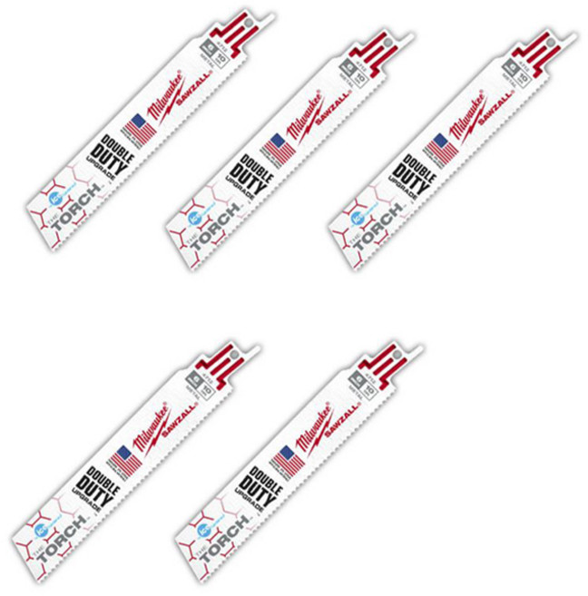 밀워키 컷쏘날 두꺼운 금속 철거150mm 48004712, 5개