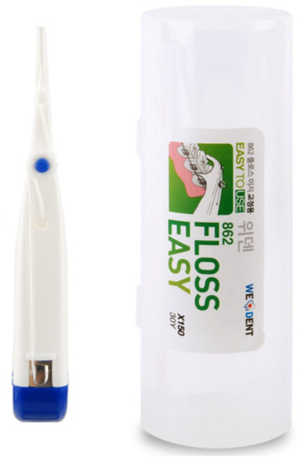 위덴 치아 교정 치실 18.38m + 케이스 WD862-C 블루, 1세트