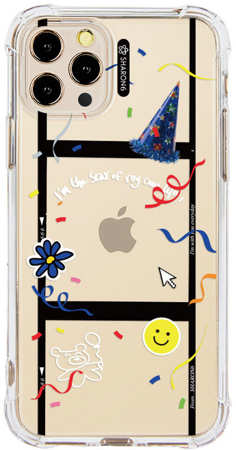 SHARON6 iPhone 設計透明防撞手機殼