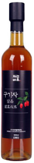 자연비초 구기자 담은 발효식초, 500ml, 1개