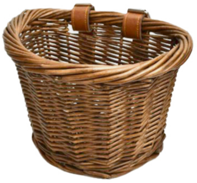 로얄키즈 클래식 라탄 자전거 바구니 S, 1개