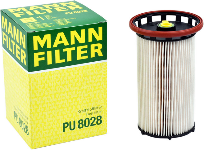 MANN FILTER 福斯 Jetta 燃油濾清器 第6代 2.0 TDI CUU 15~16, PU8028, 1個