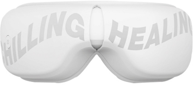 칠링힐링 온열눈마사지기, CHEC-R1PW, 퓨어화이트