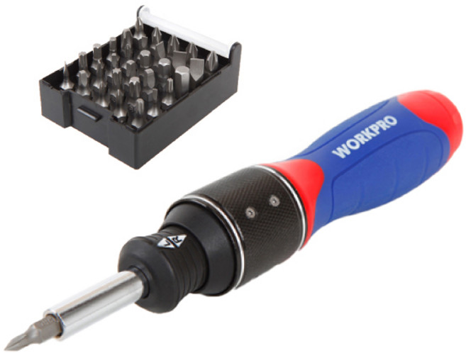 워크프로 6X-SPEED 듀얼 라쳇드라이버 세트, 1세트