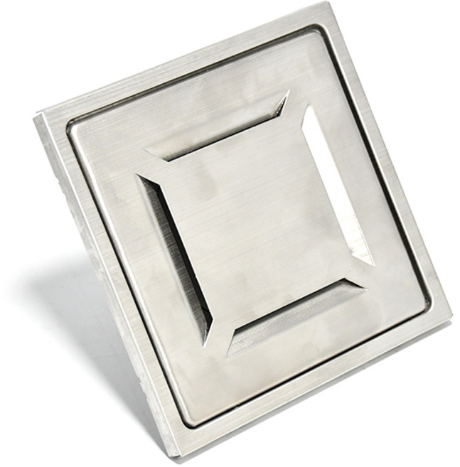 하수구덮개 스테인리스 유가 실버, 1개