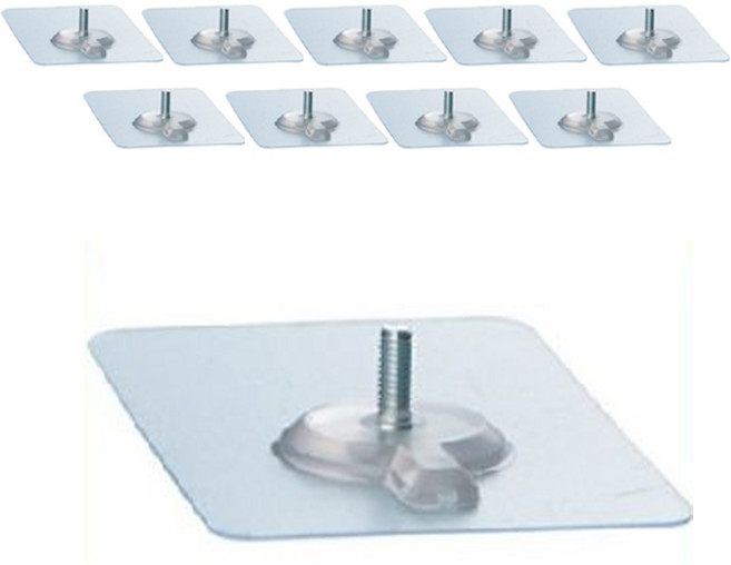 언제나말금 초강력 타일못 10mm, 10개, 혼합색상