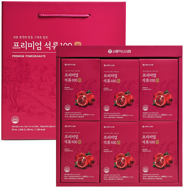 서울약사신협 프리미엄 석류 100 30p, 1개, 2.1L