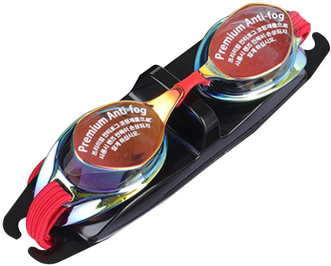 SD7 아이큐브 선수용 수경 SGL-8400, RED, 1개