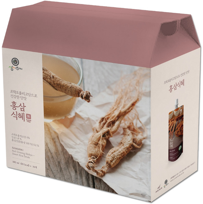 Samsiokki 紅蔘甜米釀, 14個, 180ml