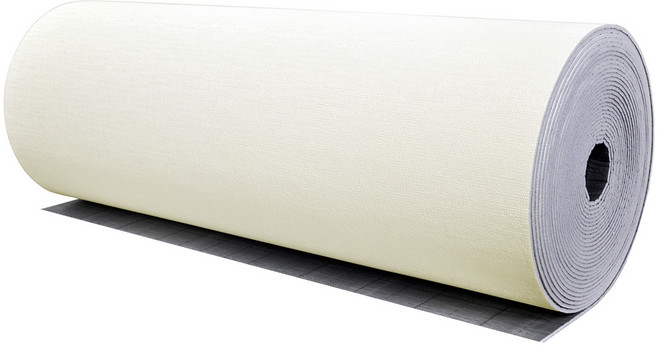 데코리아 접착식 단열벽지, 실크아이보리