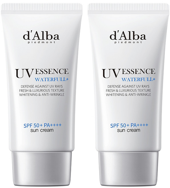 달바 워터풀 에센스 선크림 SPF50+ PA++++, 50ml, 2개