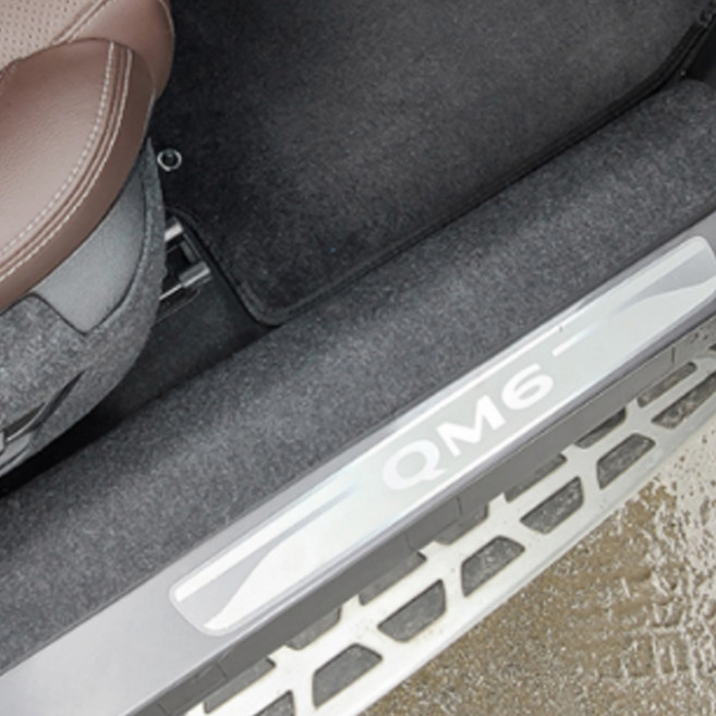 인스톨 QM6 펠트 스크래치 방지 1열 + 2열 도어스텝커버 세트, 1세트
