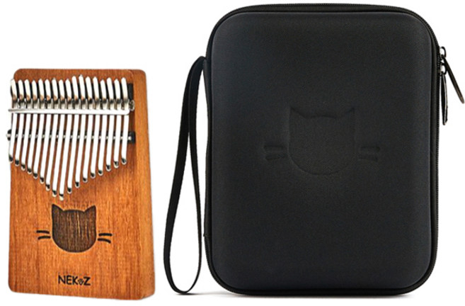 네코즈 칼림바 17SDP C key + 하드케이스, 1개