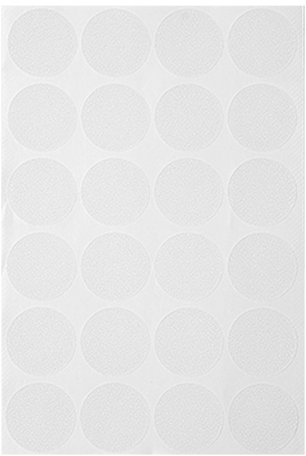 쓰리엠 미끄럼방지 원형 테이프, 24개, 투명